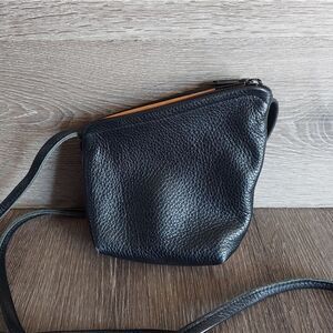 Vintage Thomas Leathers Two Tone Mini Shoulder Crossbody Bag